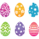 Kit 6 Stickers œufs de Pâques