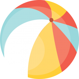 Sticker ballon de plage