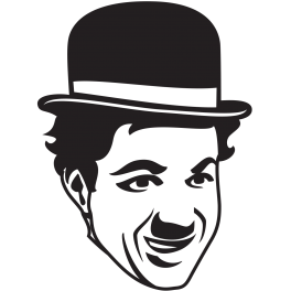 Sticker Charlie Chaplin