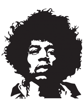 Sticker Jimi Hendrix