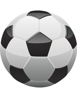 Sticker ballon de foot