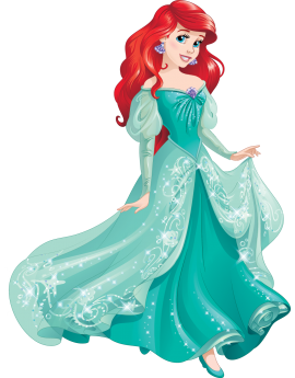 Sticker princesse sirène Ariel
