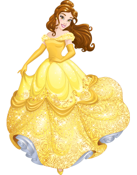 Sticker princesse Belle et la Bête