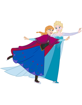 Sticker princesse Reine des neiges