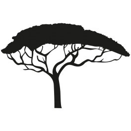 Sticker arbre savane Afrique