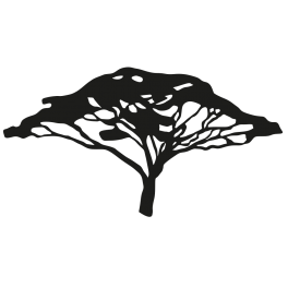 Sticker arbre savane Afrique