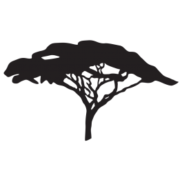 Sticker arbre savane Afrique