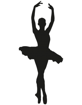 Sticker danseuse étoile ballet