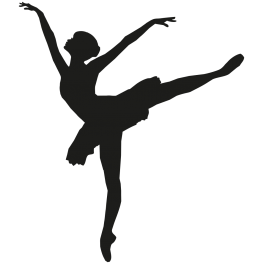 Sticker danseuse étoile ballet
