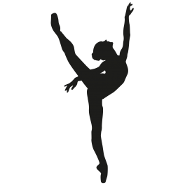 Sticker danseuse étoile ballet