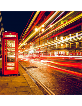 Tableau Londres Cabine téléphonique rouge