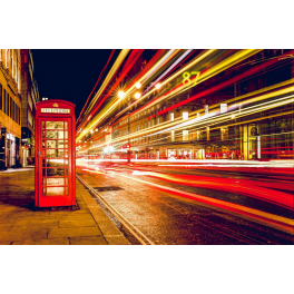 Tableau Londres Cabine rouge