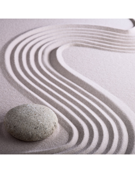 Tableau zen galet sable