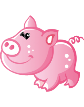 Sticker petit cochon