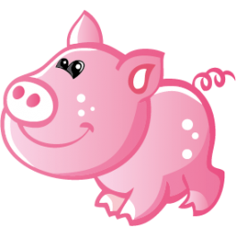 Sticker petit cochon