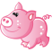 Sticker petit cochon