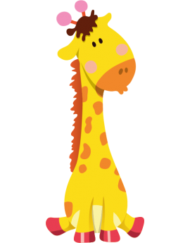 Sticker girafe