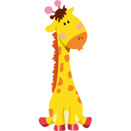 Sticker girafe