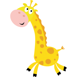 Sticker girafe