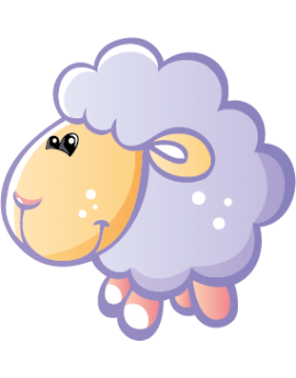 Sticker petit mouton