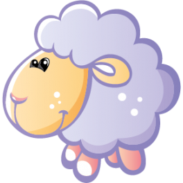 Sticker petit mouton