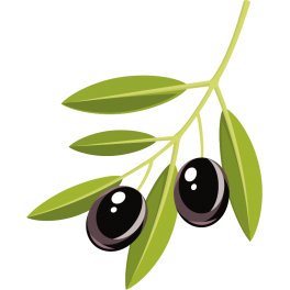 Sticker branche d'olivier