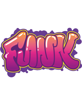 Sticker graffiti peinture funk