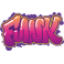 Sticker graffiti peinture funk