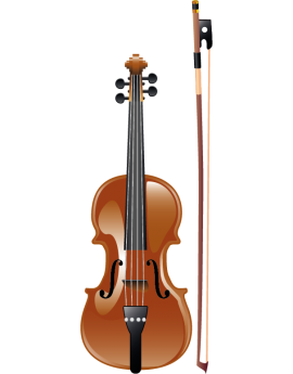 Sticker solfège violon et archet