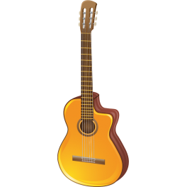 Sticker solfège guitare classique