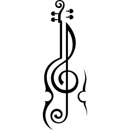 Sticker solfège violon