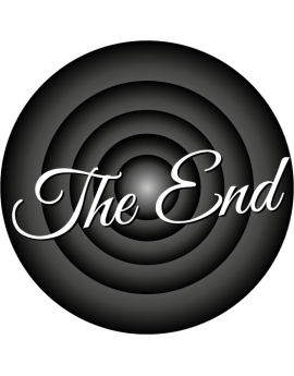 Sticker cinéma "The End"