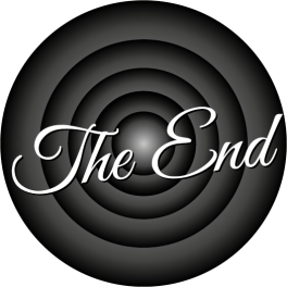 Sticker cinéma "The End"