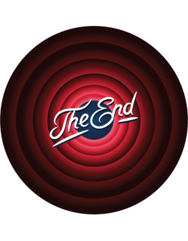 Sticker cinéma "The End"