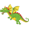 Sticker chevalier dragon