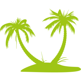 Sticker palmiers