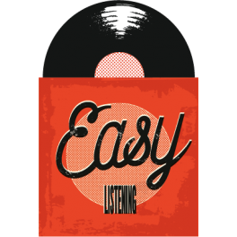 Sticker pop musique disque vinyle