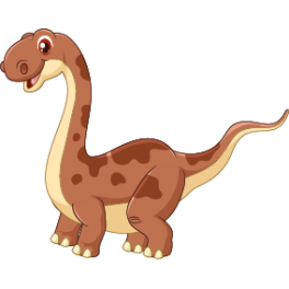 Sticker dinosaure diplodocus