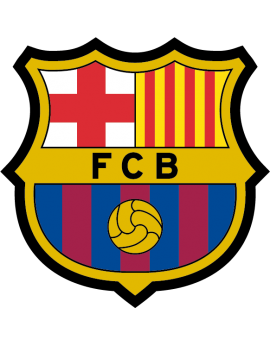 Stickers logo foot fc Barcelone