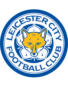 Stickers logo foot Leicester City