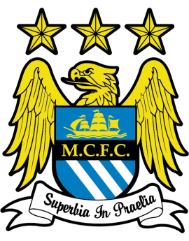 Stickers logo foot Manchester city