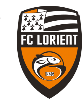 Stickers logo foot  FC Lorient