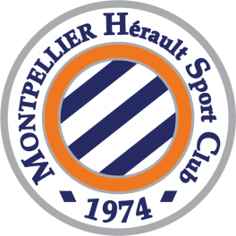 Stickers logo foot Montpellier Herault fc
