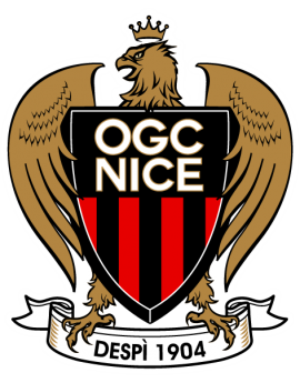 Stickers logo foot OGC Nice