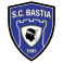 Stickers logo foot Bastia