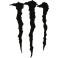 Stickers logo monster  energy 