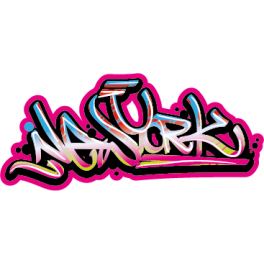 Stickers ado graffiti New York