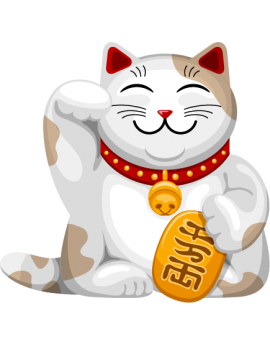 Stickers chat manga enfant