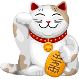 Stickers chat manga enfant