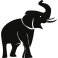Stickers éléphant  afrique savane